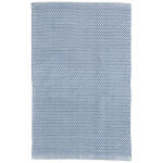 Herringbone Light Blue/Ivory Handwoven Indoor/Outdoor Rug