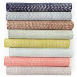 Herringbone Dove Grey Handwoven Cotton Rug - Image 5