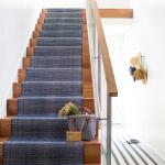 Herringbone Indigo Handwoven Cotton Rug - Image 4