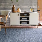 Kota Indigo Handwoven Wool Rug - Image 4