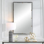 Egon Rectangular Bronze Mirror - Image 2