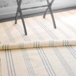 Swedish Stripe Handwoven Cotton Rug - Image 3