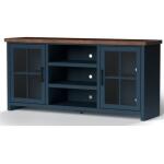 Nantucket Blue Denim and Whiskey TV Console