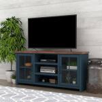 Nantucket Blue Denim and Whiskey TV Console - Image 3