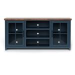 Nantucket Blue Denim and Whiskey TV Console - Image 2