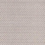 Herringbone Dove Grey Handwoven Cotton Rug - Image 2
