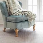 Herringbone Dove Grey Handwoven Cotton Rug - Image 4
