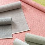 Herringbone Swedish Blue Handwoven Cotton Rug - Image 2