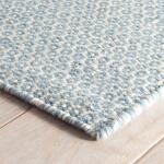 Honeycomb French Blue/Ivory Handwoven Wool Rug - Image 5