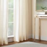Honeycomb French Blue/Ivory Handwoven Wool Rug - Image 4