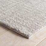 Crosshatch Dove Grey Hand Micro Hooked Wool Rug - Image 3