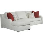 Chaise Sofa with Slope Track Arms T2U-41+38-Plushtone Linen