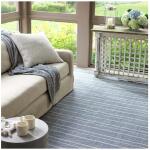 Samson Navy Handwoven Indoor/Outdoor Rug - Image 4