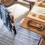 Samson Navy Handwoven Indoor/Outdoor Rug - Image 2