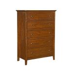 Cherry Park Five Drawer Chest