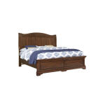 Artisan & Post Heritage Sleigh Bed with Storage Footboard in Amish Cherry