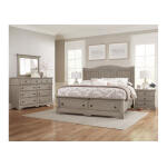 Artisan & Post Heritage Sleigh Bed with Storage Footboard in Greystone - Image 2