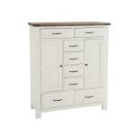 Maple Road - Two Tone Sweater Chest - White/natural Maple Top