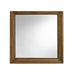 Artisan & Post Maple Road Antique Amish Landscape Mirror With Beveled Glass