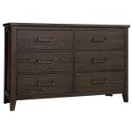 Passageways Dresser - 6 Drawer Charleston Brown