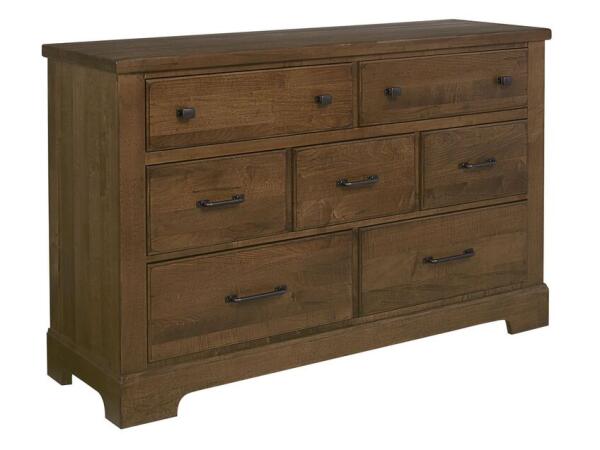 Cool Rustic 7 Drawer Dresser Amber Dressers Vaughan Bassett