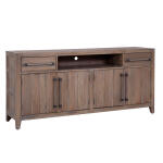 Aurora Weathered Gray 68-Inch TV Console