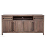 Aurora Weathered Gray 68-Inch TV Console - Image 3