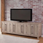Aurora Whitewashed 80-Inch TV Console - Image 3