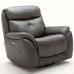 Homerun Swivel Glider Recliner w/ Power Headrest