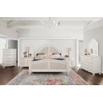 Rodanthe Queen Woven Bed in Dove White 3910-50WOWO - Image 3
