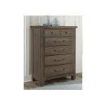 Sawmill Saddle Grey 5 Drawer Storage Chest - Image 2