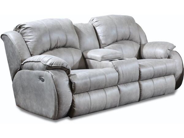 Cagney Power Headrest Double Reclining Loveseat with Console - Image 2