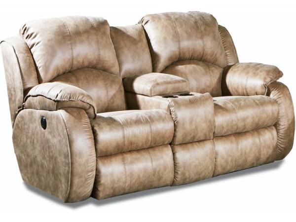 Cagney Power Headrest Double Reclining Loveseat with Console - Image 3
