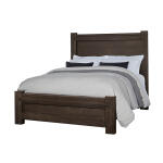 Dovetail Cal King Poster Bed W/ Poster FB Java