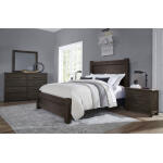 Dovetail Cal King Poster Bed W/ Poster FB Java - Image 3