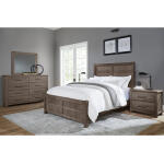 Dovetail Cal King Board & Batten Bed Mystic Grey - Image 3