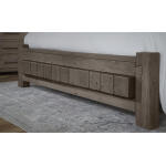 Dovetail Cal King Poster Bed W/ 6x6 FB Mystic Grey - Image 3