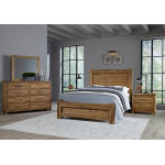 King Poster Bed w/ Poster FB 752 Natural - Image 3