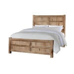 Dovetail King Board & Batten Bed Sun Bleached White