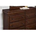 Vista Dresser 8 Drawer Warm Cherry - Image 3