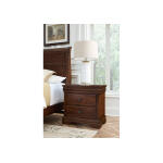 Vista Nightstand 2 Drawer Warm Cherry - Image 2