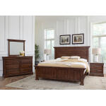 Vista Mansion King Bed Warm Cherry - Image 4