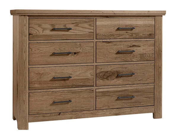 Yellowstone 8 Drawer Dresser Chestnut Natural Dressers Vaughan Bassett