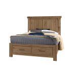 Yellowstone American Dovetail Storage Bed Chestnut Natural