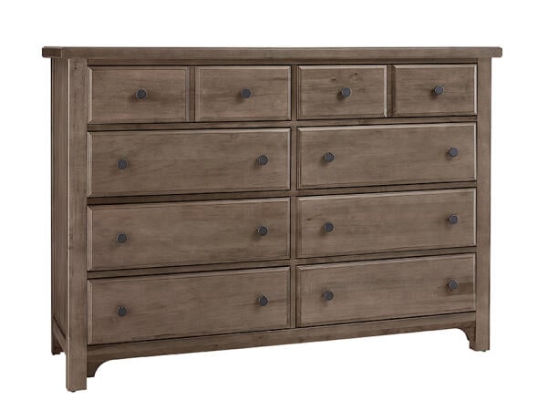 Cool Farmhouse 5 Drawer Dresser Grey CF Dressers Vaughan Bassett