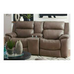 Colton Power Headrest Loveseat With Console & Hidden Cupholders