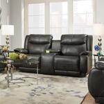 Velocity Double Reclining Loveseat with Console