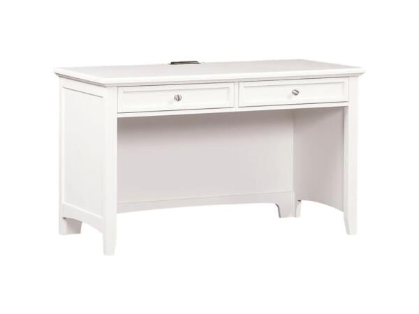 Bonanza 2-Drawer Laptop/Tablet Desk with Charging Station Desks Vaughan Bassett 3