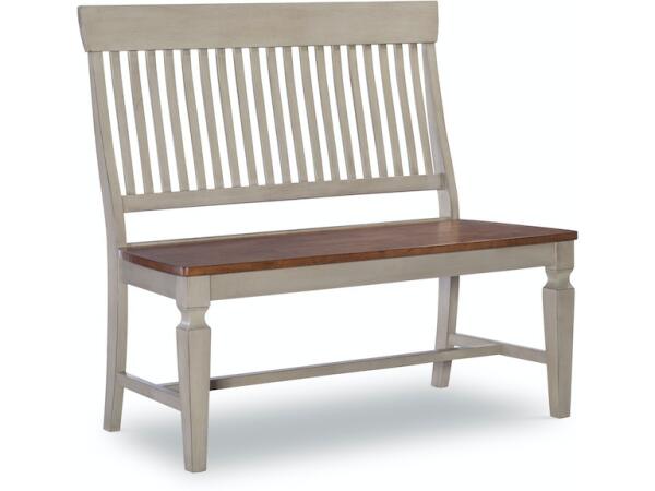 BE41-65 Slatback Bench Chairs & Benches John Thomas Furniture 2