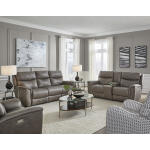 Ovation Loveseat with Power Headrest And Console - Image 2